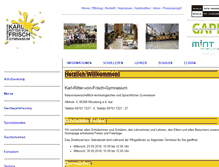 Tablet Screenshot of cms.gymnasium-moosburg.de